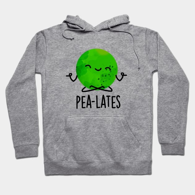 Pea-lates Cute Pilates Pea Pun Hoodie by punnybone